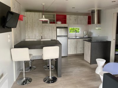 Cliquez pour découvrir toutes les photos de l'HÉBERGEMENT ! mobil-home - Les Jardins De Kergal photo 2