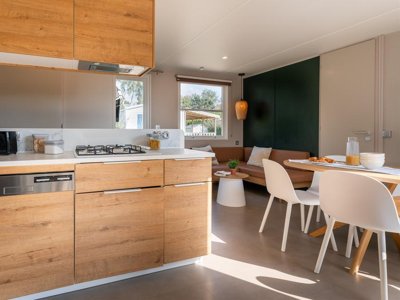 Cliquez pour découvrir toutes les photos de l'HÉBERGEMENT ! mobil-home - Les Jardins De Kergal photo 2