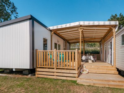 Cliquez pour découvrir toutes les photos de l'HÉBERGEMENT ! mobil-home - Les Jardins De Kergal photo 4