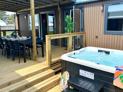 Cliquez pour découvrir toutes les photos de l'HÉBERGEMENT ! mobil-home - Les Jardins De Kergal photo 8