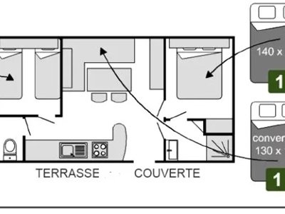 Cliquez pour découvrir toutes les photos de l'HÉBERGEMENT ! mobil-home - Parfums D'été photo 4