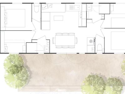 Cliquez pour découvrir toutes les photos de l'HÉBERGEMENT ! mobil-home - Parfums D'été photo 10