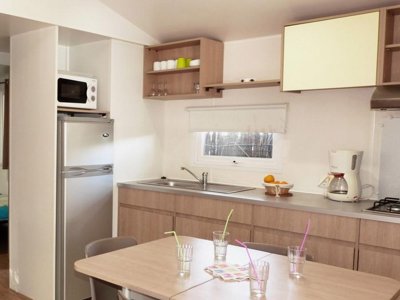 Cliquez pour découvrir toutes les photos de l'HÉBERGEMENT ! mobil-home - Tikayan La Bergerie Plage photo 2