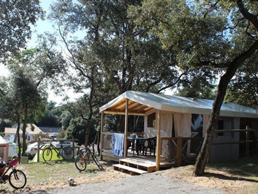 Camping Pas Cher vous présente avec son site Officiel campingpascher.fr, le Camping Le Bosquet classé 2 étoiles, situé sur la commune de Jard Sur Mer dans le département Vendée (Pays De La Loire) en France. Le camping Le Bosquet, vous présente un hébergement de type tente en toile et bois de 17 m² pour 5 personnes. Le camping Le Bosquet vous propose du sam. 06 juin au sam. 13 juin 2026 pour 7 nuits à 119€. Cette location propose 10 dates différentes pour réserver votre séjour. Découvrez également les 4 autres gammes d'hébergements du camping. Les Avis clients pour le Camping Le Bosquet sont excellents avec une note moyenne de 8 sur 10. Mer, Aire de jeux enfants, Centre équestre, Cyclisme, Golf, Surf, Dépôt de pain, Supermarché,... En savoir plus : cliquez-ICI.