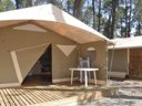 Cliquez pour découvrir toutes les photos de l'HÉBERGEMENT ! bungalow toilé - camping Paradis - Bois Simonet photo 2