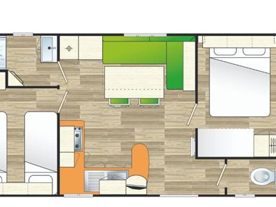 mobil-home - Les Ajoncs D'Or photo 4