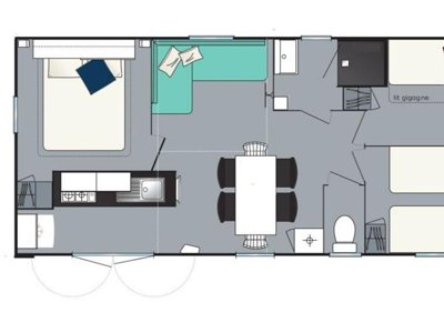mobil-home - Les Ajoncs D'Or photo 4