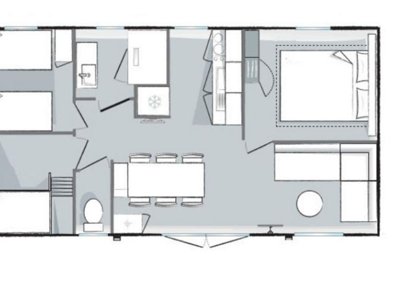 Cliquez pour découvrir toutes les photos de l'HÉBERGEMENT ! mobil-home - Les Ajoncs D'Or photo 5