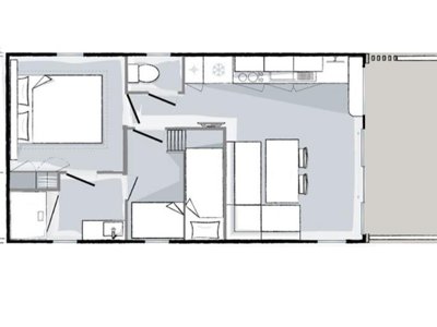 Cliquez pour découvrir toutes les photos de l'HÉBERGEMENT ! mobil-home - Les Ajoncs D'Or photo 5