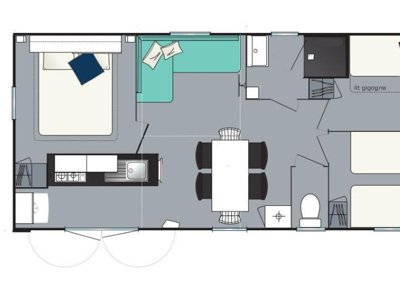 mobil-home - Les Ajoncs D'Or photo 5