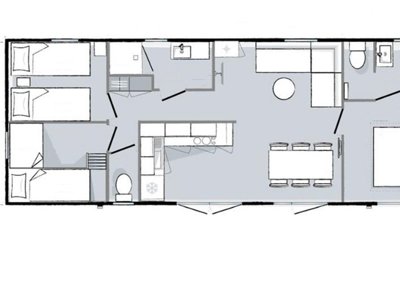 Cliquez pour découvrir toutes les photos de l'HÉBERGEMENT ! mobil-home - Les Ajoncs D'Or photo 7