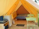 Cliquez pour découvrir toutes les photos de l'HÉBERGEMENT ! tente - camping Les Pinasses photo 3