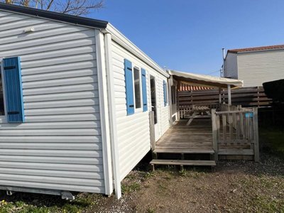 Cliquez pour découvrir toutes les photos de l'HÉBERGEMENT ! mobil-home - Le Pavillon Bleu photo 2