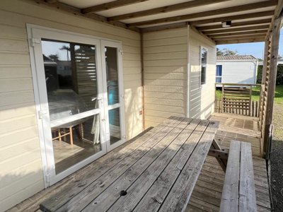 Cliquez pour découvrir toutes les photos de l'HÉBERGEMENT ! chalet - Le Pavillon Bleu photo 2