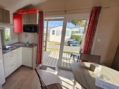 Cliquez pour découvrir toutes les photos de l'HÉBERGEMENT ! mobil-home - Le Pavillon Bleu photo 3