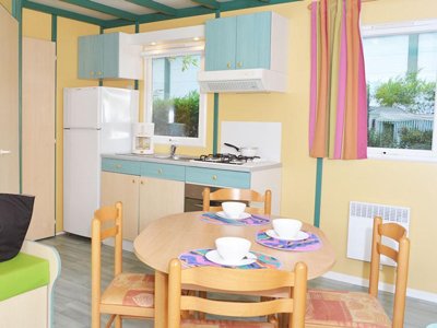 Cliquez pour découvrir toutes les photos de l'HÉBERGEMENT ! mobil-home - Le Pavillon Bleu photo 2