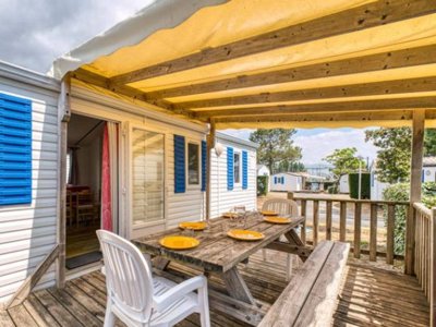 Cliquez pour découvrir toutes les photos de l'HÉBERGEMENT ! mobil-home - Le Pavillon Bleu photo 2