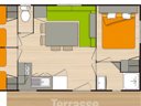 mobil-home - camping Le Pavillon Bleu photo 3