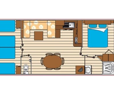 Cliquez pour découvrir toutes les photos de l'HÉBERGEMENT ! mobil-home - Les Flots Bleus photo 3