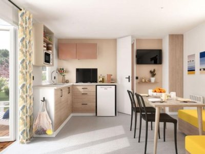 Cliquez pour découvrir toutes les photos de l'HÉBERGEMENT ! mobil-home - Les Flots Bleus photo 2