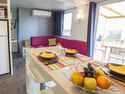 Cliquez pour découvrir toutes les photos de l'HÉBERGEMENT ! mobil-home - Les Peupliers photo 4