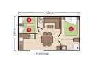 Cliquez pour découvrir toutes les photos de l'HÉBERGEMENT ! mobil-home - camping Les Peupliers photo 4