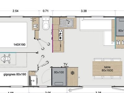 mobil-home - De Kéranterec photo 4