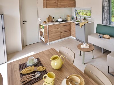 Cliquez pour découvrir toutes les photos de l'HÉBERGEMENT ! mobil-home - De Kéranterec photo 4