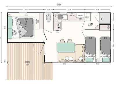 Cliquez pour découvrir toutes les photos de l'HÉBERGEMENT ! mobil-home - Du Manoir De Penn Ar Ster photo 5