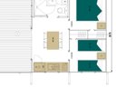 Cliquez pour découvrir toutes les photos de l'HÉBERGEMENT ! tente en toile et bois - camping Du Manoir De Penn Ar Ster photo 9