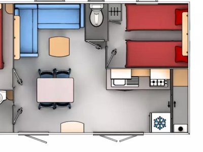 Cliquez pour découvrir toutes les photos de l'HÉBERGEMENT ! mobil-home - Maïana Resort photo 3