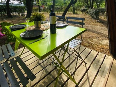 tente en toile et bois - La Tour De France photo 5