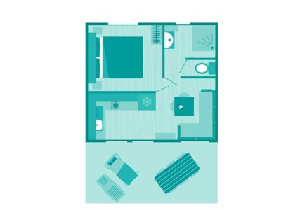 Cliquez pour découvrir toutes les photos de l'HÉBERGEMENT ! mobil-home - Saint Louis photo 5
