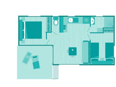Cliquez pour découvrir toutes les photos de l'HÉBERGEMENT ! mobil-home - Saint Louis photo 6