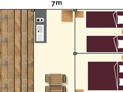 Cliquez pour découvrir toutes les photos de l'HÉBERGEMENT ! tente en toile et bois - Le Champ Long photo 2