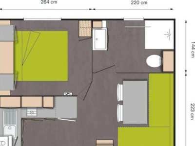 mobil-home - Paradis L'Escapade photo 2