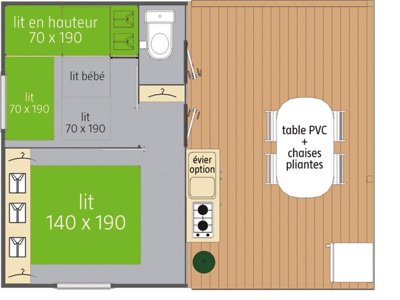 Cliquez pour découvrir toutes les photos de l'HÉBERGEMENT ! chalet - Les Alizés photo 5