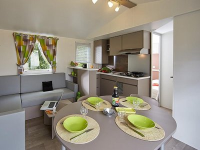 Cliquez pour découvrir toutes les photos de l'HÉBERGEMENT ! mobil-home - Flower Saint Amand photo 4