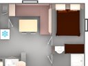 Cliquez pour découvrir toutes les photos de l'HÉBERGEMENT ! mobil-home - camping Flower Saint Amand photo 10