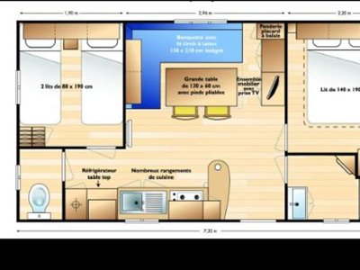 mobil-home - Le Lac De Laval-de-Cère photo 5