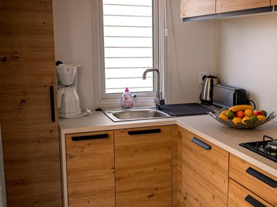 Cliquez pour découvrir toutes les photos de l'HÉBERGEMENT ! mobil-home - Slow Village Belle-Île-en-Mer photo 3