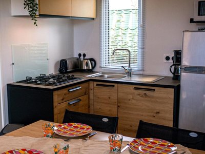 Cliquez pour découvrir toutes les photos de l'HÉBERGEMENT ! mobil-home - Slow Village Belle-Île-en-Mer photo 4