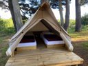 tente en toile et bois - camping De L'Océan photo 2