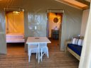 tente en toile et bois - camping De L'Océan photo 3