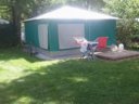 Cliquez pour découvrir toutes les photos de l'HÉBERGEMENT ! chalet - camping Paradis Le Rocher De La Granelle photo 2