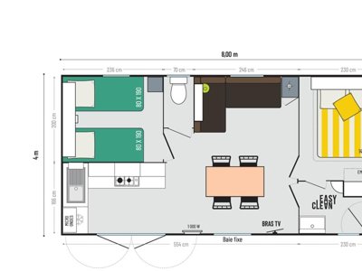 Cliquez pour découvrir toutes les photos de l'HÉBERGEMENT ! mobil-home - Le Tarteron photo 2