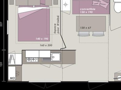Cliquez pour découvrir toutes les photos de l'HÉBERGEMENT ! mobil-home - Le Tarteron photo 3