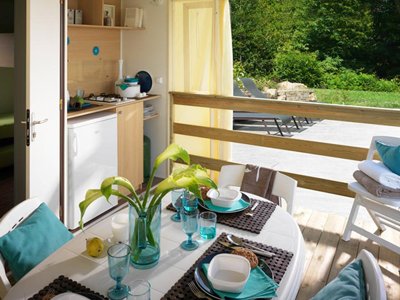 Cliquez pour découvrir toutes les photos de l'HÉBERGEMENT ! mobil-home - Flower Le Mas De Champel photo 6