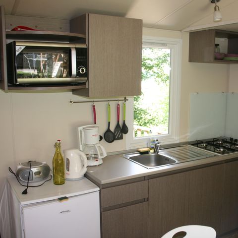 Cliquez pour découvrir toutes les photos de l'HÉBERGEMENT ! mobilhome - Château La Grange Fort photo 2