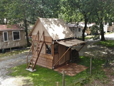 tente en toile et bois - Laha photo 1